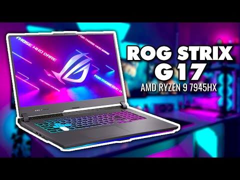 ASUS ROG Strix G17 (2023) Gaming Laptop, 17.3 QHD 240Hz, GeForce RTX 4070,  AMD Ryzen 9 7945HX, 32GB DDR5, 1TB PCIe SSD, Wi-Fi 6E, Windows 11,  G713PI-DS94 