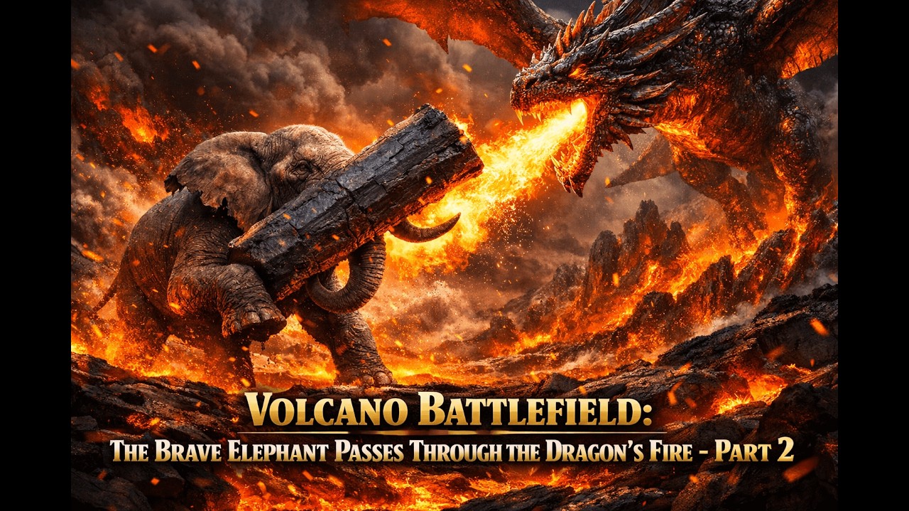 Volcano Battlefield: The Brave Elephant Passes Through the Dragon's Fire - Part 2