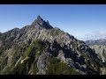 140913槍ヶ岳　北鎌尾根を行く　そして槍ヶ岳山頂のすさまじい行列