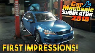 MY FIRST AUTO REPAIR SHOP! BRAKE & TIMING ISSUES! - Car Mechanic Simulator 2018 Gameplay - EP 1 screenshot 3