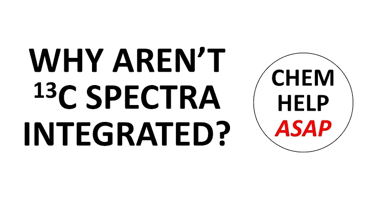 why integration is not used with 13C NMR spectra like 1H NMR spectra?