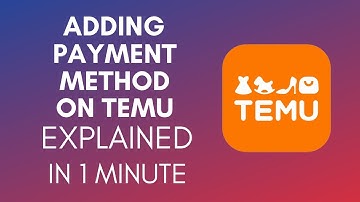 How To Add Payment Method On Temu (2025)