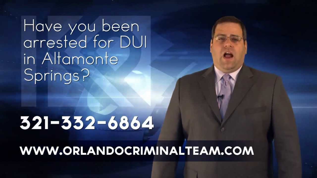 Altamonte Springs DUI Lawyer