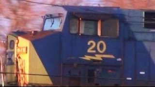 CSXT Engine #20 on Eastbound Stack Train