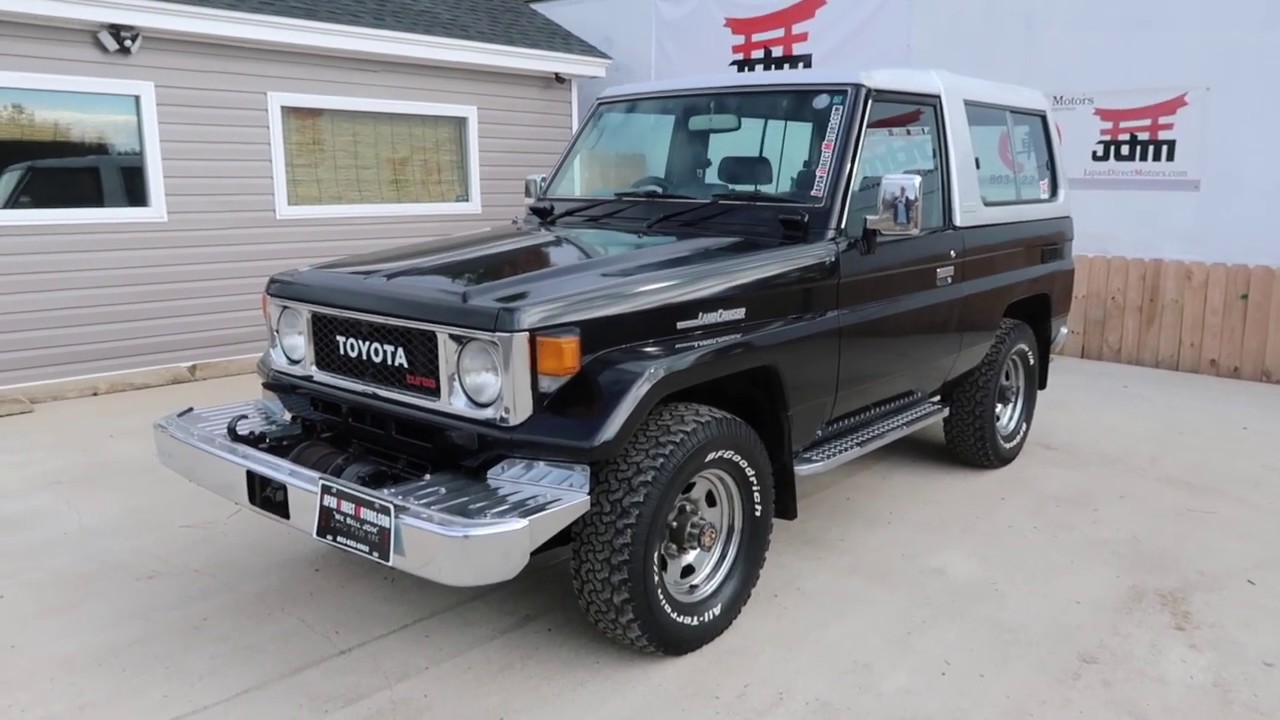 JDM 1988 Toyota Land Cruiser BJ74 walkaround overview - YouTube
