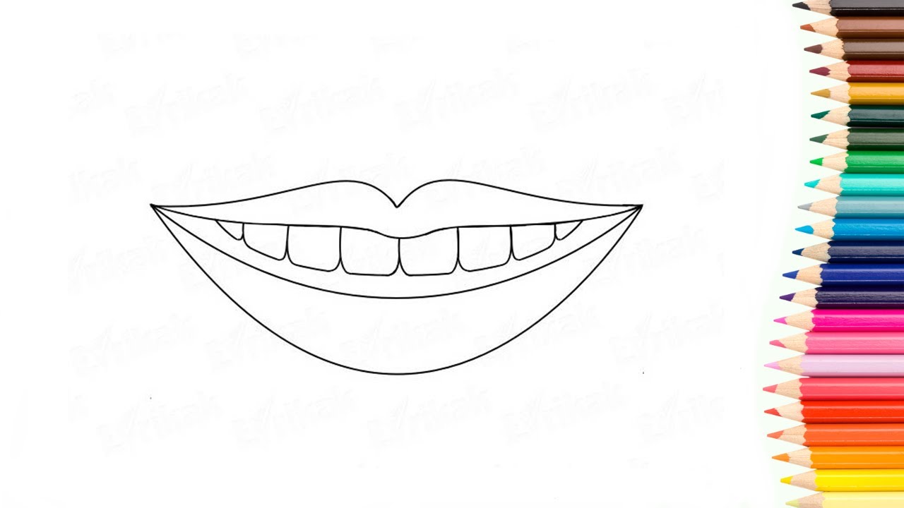 Como desenhar uma boca feminina 