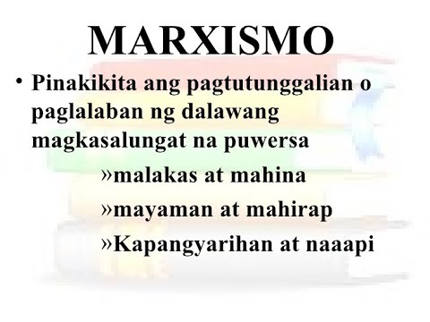 TEORYANG MARXISMO