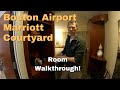 Boston Airport Marriott Courtyard Room Walkthrough