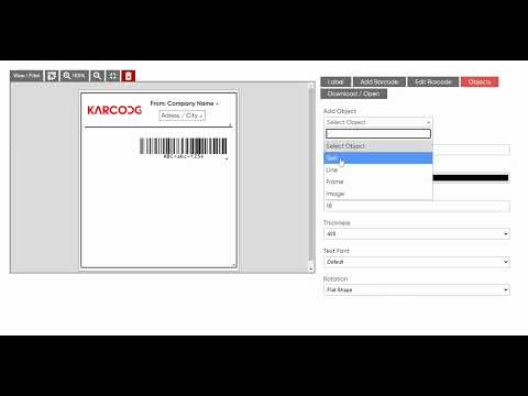 Design Barcode Labels with Drag and Drop - Free Barcode Tools