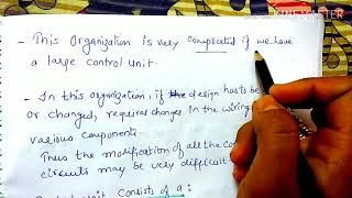 Hardwired control unit-lecture24/coa