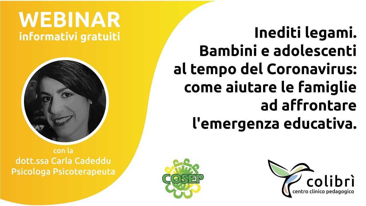 Inediti legami. Bambini e adolescenti al tempo del Coronavirus: come aiutare le famiglie ad affronta