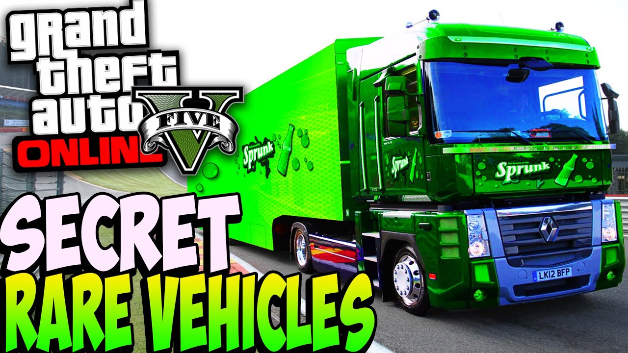 GTA 5 Online RARE CARS SHOWCASE After Patch 1.22 Secret Rare