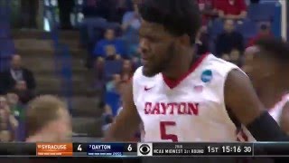 Syracuse vs. Dayton: Steve McElvene dunk