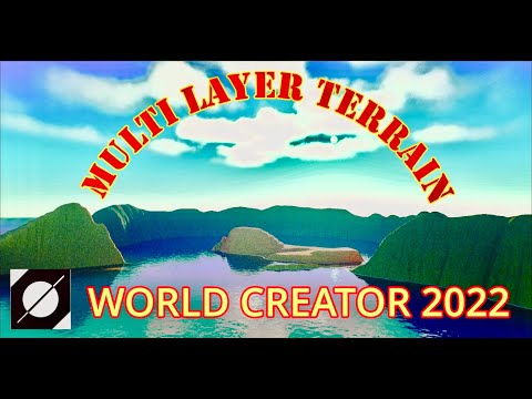 World Creator 2022 Multi Layer Terrain Design