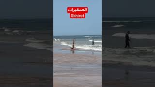 Skhirat vibes 🌊 &amp; chill #skhirat #bher #morocco #maroc #beachlife #sunset #shorts #reels #viral