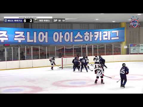LIVE I 제니스 아이기스 vs 대전 이글스 2023-2024 전주 주니어 아이스하키 리그
