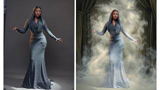 Smoke effect photo manipulation using photoshop screenshot 3
