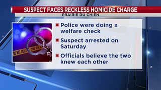 Suspect faces reckless homicide charge after man found dead in Prairie du Chien