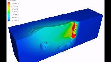 Laser weld simulation