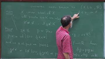 Doctorate program: Functional Analysis - Lecure 11: Geometric Hanh-Banach theorems