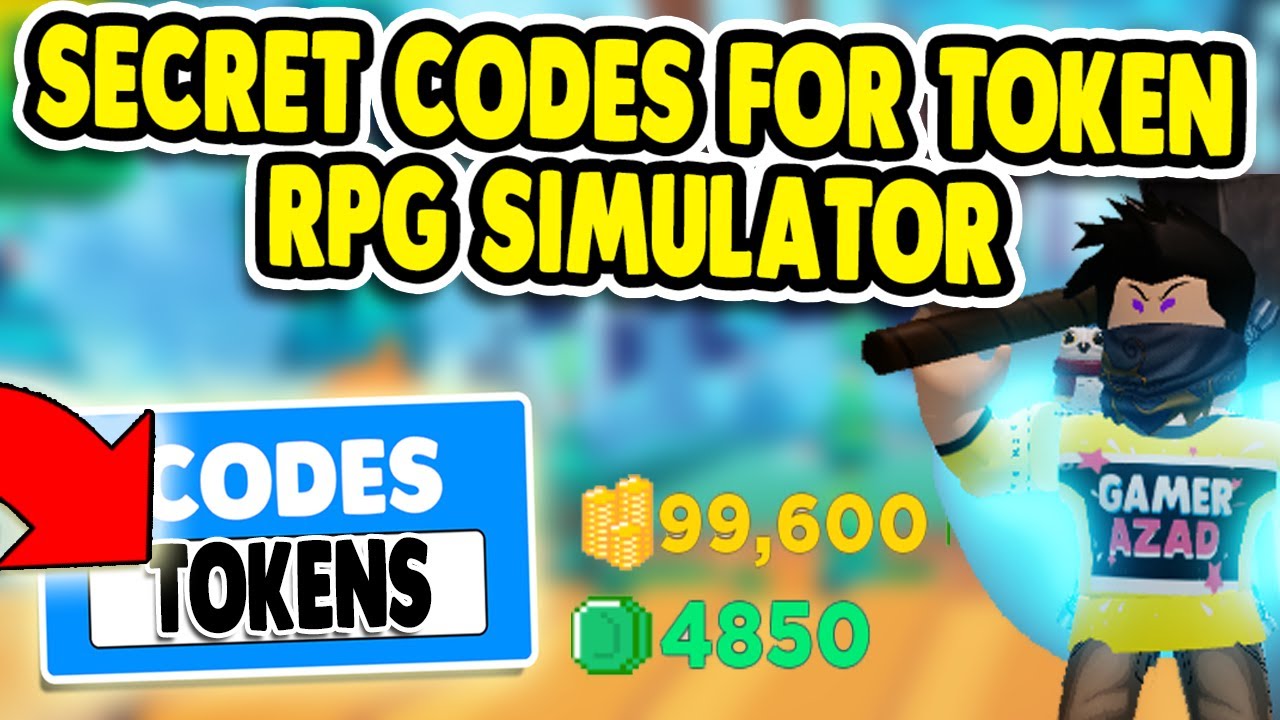 Secret All Gold And Token Codes For Rpg Simulator Roblox Youtube - codes for rpg simulator roblox