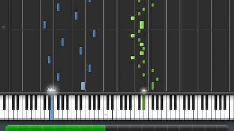 Nyan Cat - Piano Tutorial (100% Speed) Synthesia