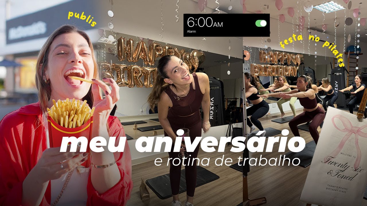 VLOG da semana - muito trabalho, meu aniversário, rotina fitness, verão chegou