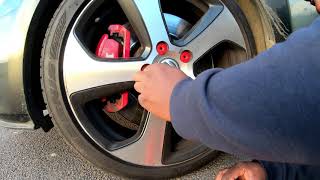 VW GOLF GTI; Watch this before you buy eBay wheel caps!