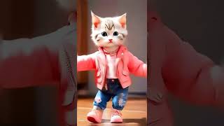 cute cat dance doddy doddy dam #cartoon #cartoonforkids funforkids