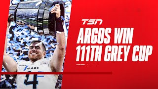 Toronto Argonauts awarded the 111th Grey Cup | FULL CEREMONY