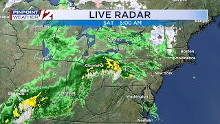 WPRI 12 Weather Now 25 Chilly Damp With Showers Today