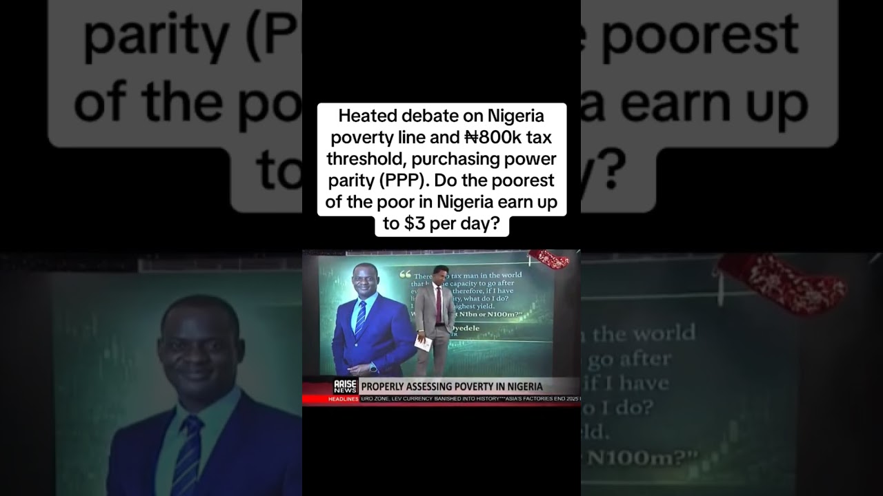 В Нигерии разгорелись жаркие дебаты по поводу черты бедности, налогового порога в 800 000 найр и ...