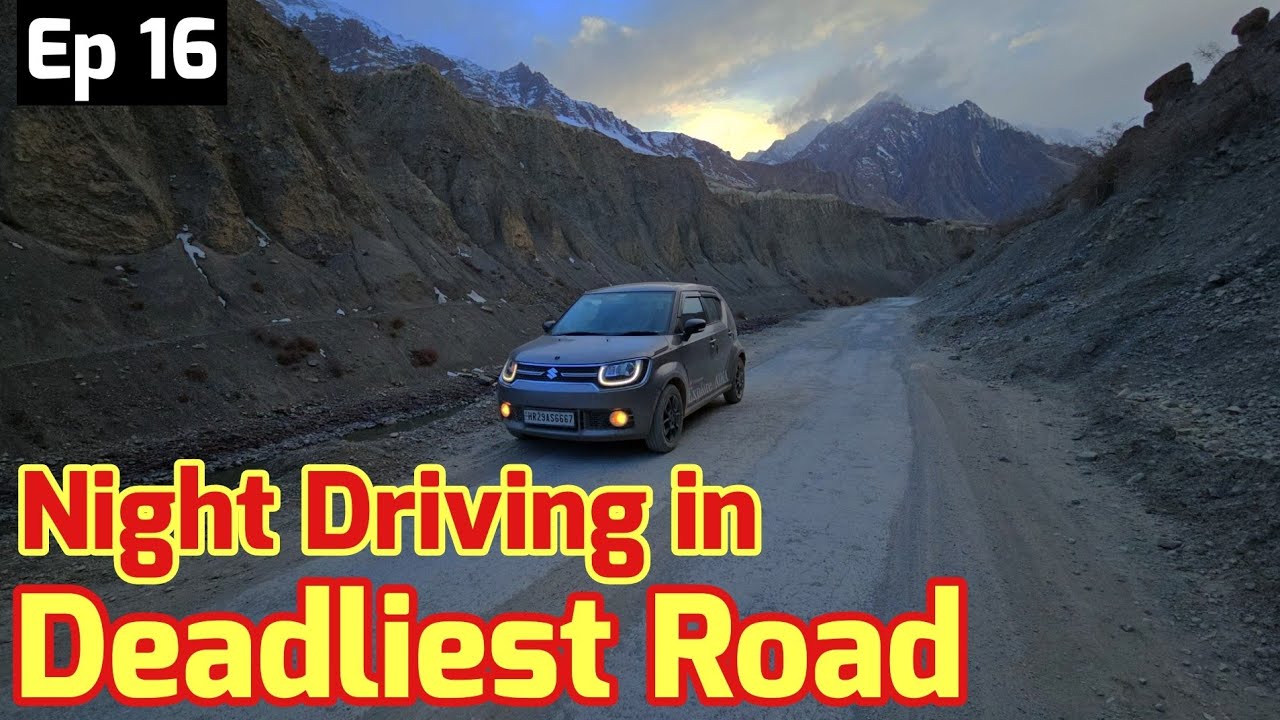 Night Driving in Deadly Road | Winter Spiti Ep -16 | Maruti Ignis | V Kaliraman Explore INDIA