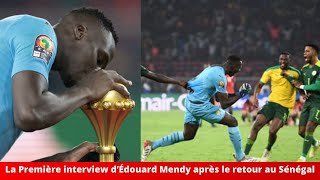 Édouard Mendy's First Interview After Returning to Senegal