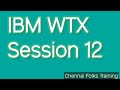 12 IBM WebSphere Transformation Extender | IBM WTX | Chennai Folks Training