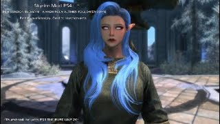 Skyrim Mod Ps4 Ps4 Version Elowyn - A High Poly Altmer Follower Espfe By Aurllcooljay, Hastalavasta