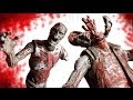 The walking dead bloody black and white zombie lurker and zombie roamer 2 pack action figure review