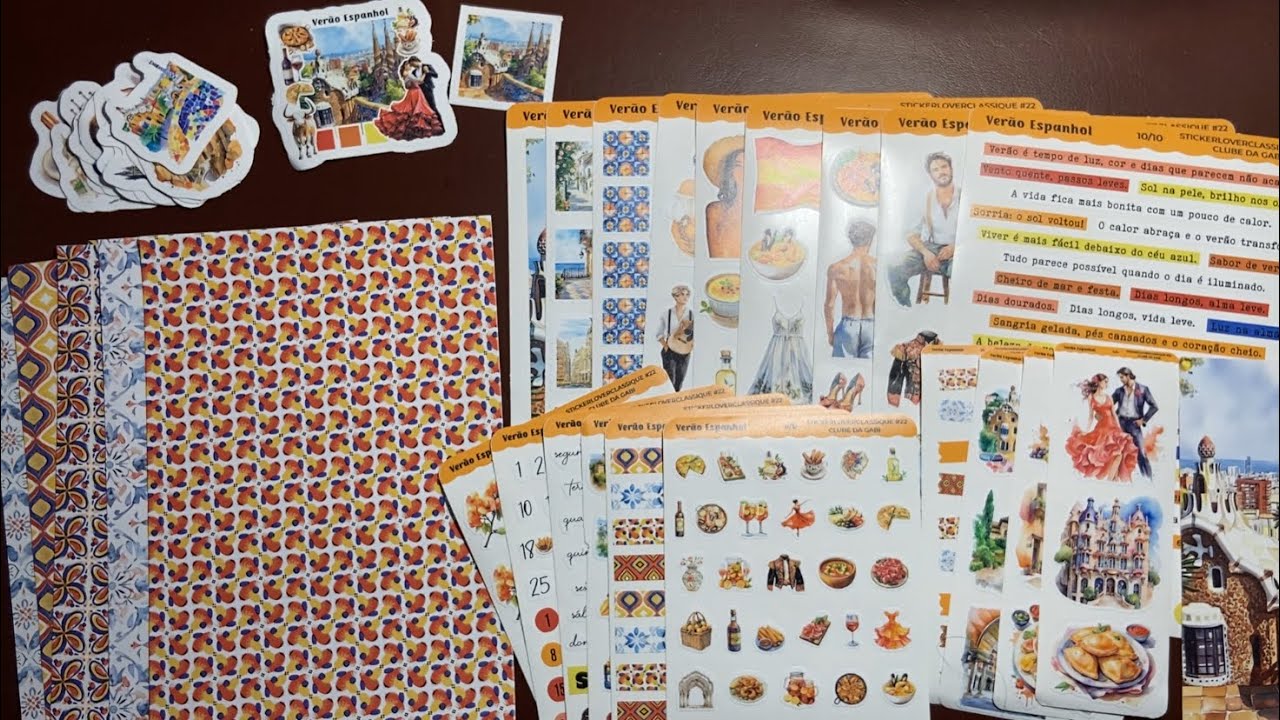 Unboxing Clube da Gabi Verão Espanhol 