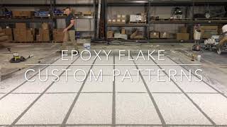 How To: Epoxy Flake Pattern Creation