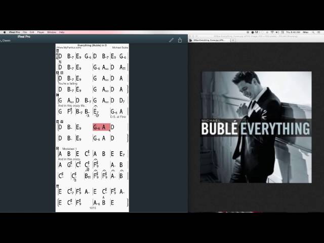 Everything. Chords at MyPartitur - Michael Buble. class=