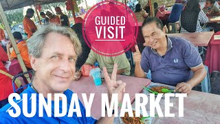 KY Guides Me Through the Bazarena Shah Alam Market (Malaysia)