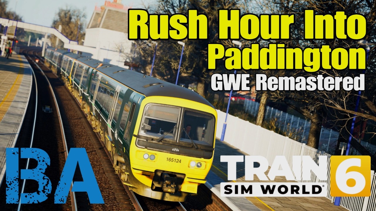 В ЛОКОМОТИВЕ 165 В ЧАС ПИК В ЛОНДОН - Great Western Express Remastered - Train Sim World 6
