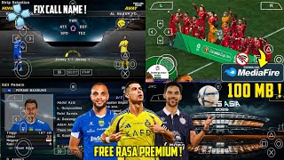 eFootball PES 2026 PPSSPP Liga Indonesia &amp; Liga Asia Full Update Fix CallName New Transfers 2026