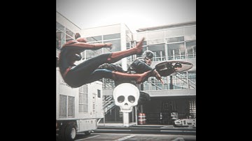 " Captain America With Kid " | Captain America Skull Edit | Luna Bala ( Slowed ) #reels