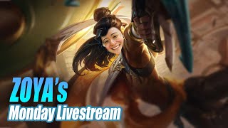 I got demoted (ㅠ_ㅠ) so I have to climb again... | Zoya's League Stream