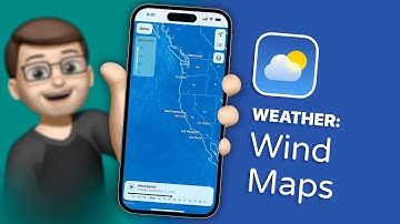 Using the Wind Map in the iOS 17 Weather App