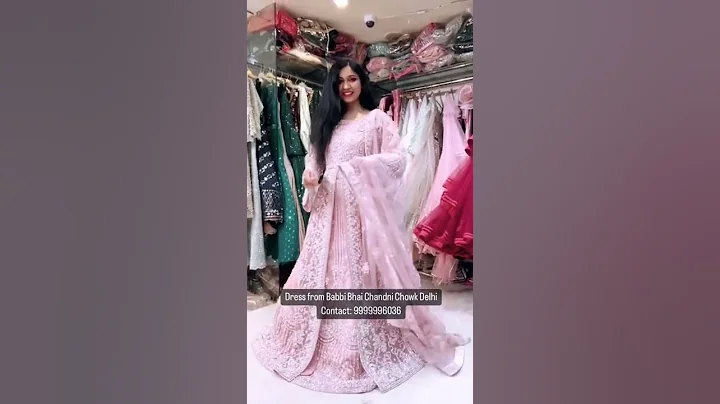 Engagement Dress Shopping in Chandni Chowk #shorts #ashortaday #lehengacholi #lehenga
