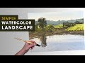 Step by step landscape painting for beginners