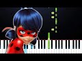 Miraculous AMV - You Always Be The One - Loving Caliber (Piano Tutorial)