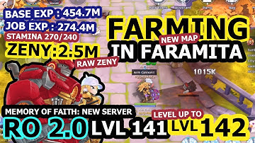 RO 2.0 | New Server Zeny Guide: Farming in Faramita | Is this a good Farming Spot? | Zeny Tips |